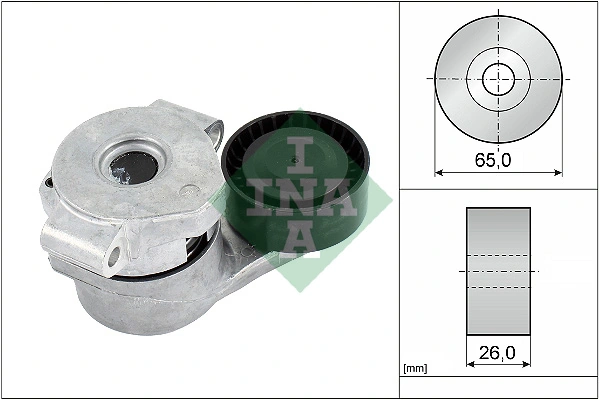 Belt Tensioner, V-ribbed belt